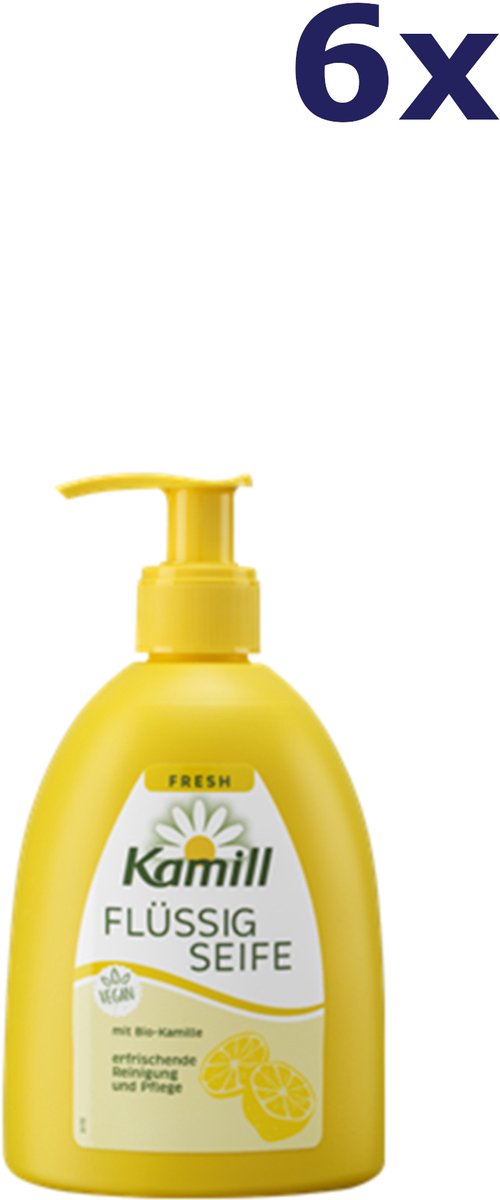6x Kamill Vloeibare Zeep Fresh 300ml