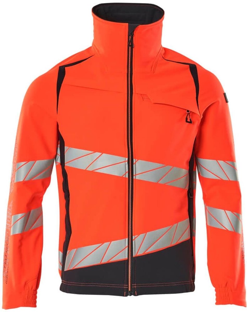 Mascot Accelerate Safe Jas 19009-511 hi-vis /donkermarine Rood