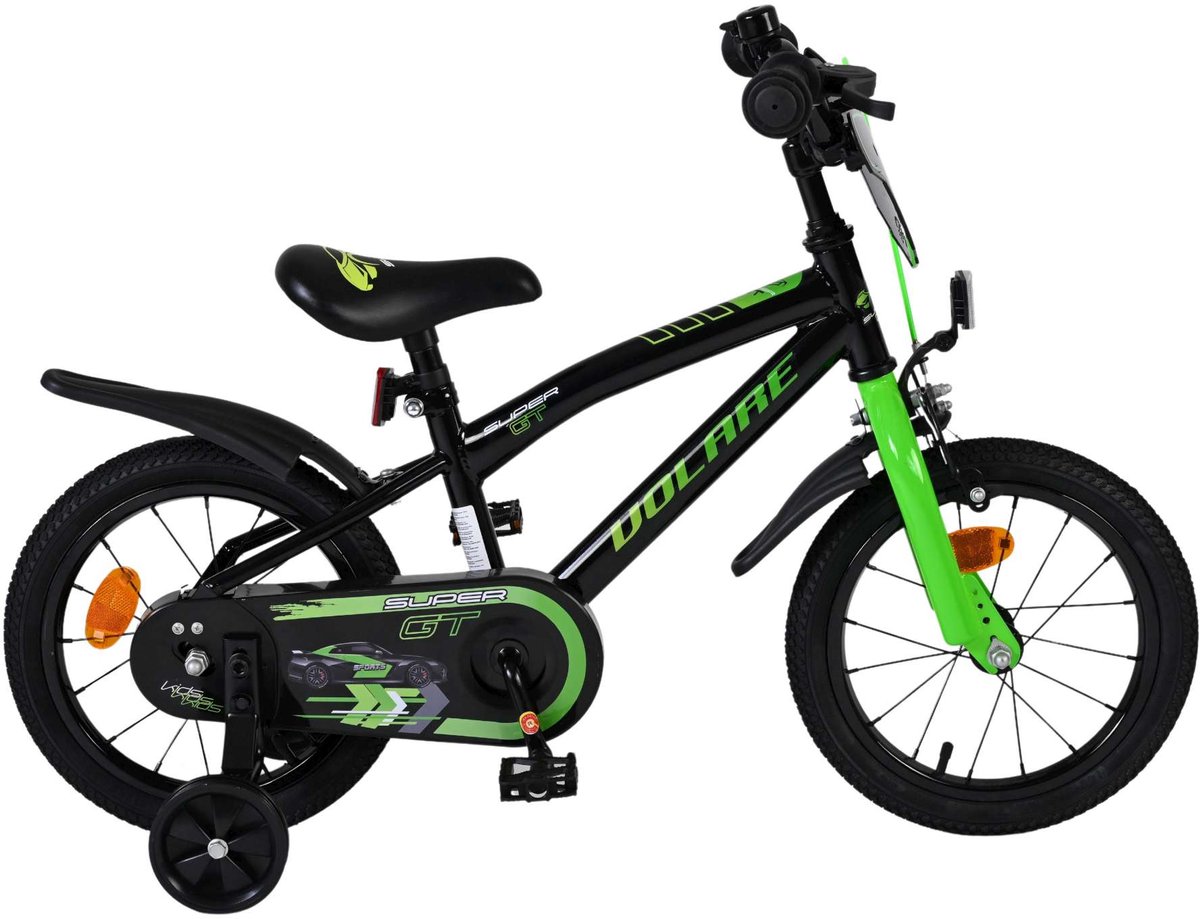 Volare Super Gt Kinderfiets Jongens 14 Inch Groen