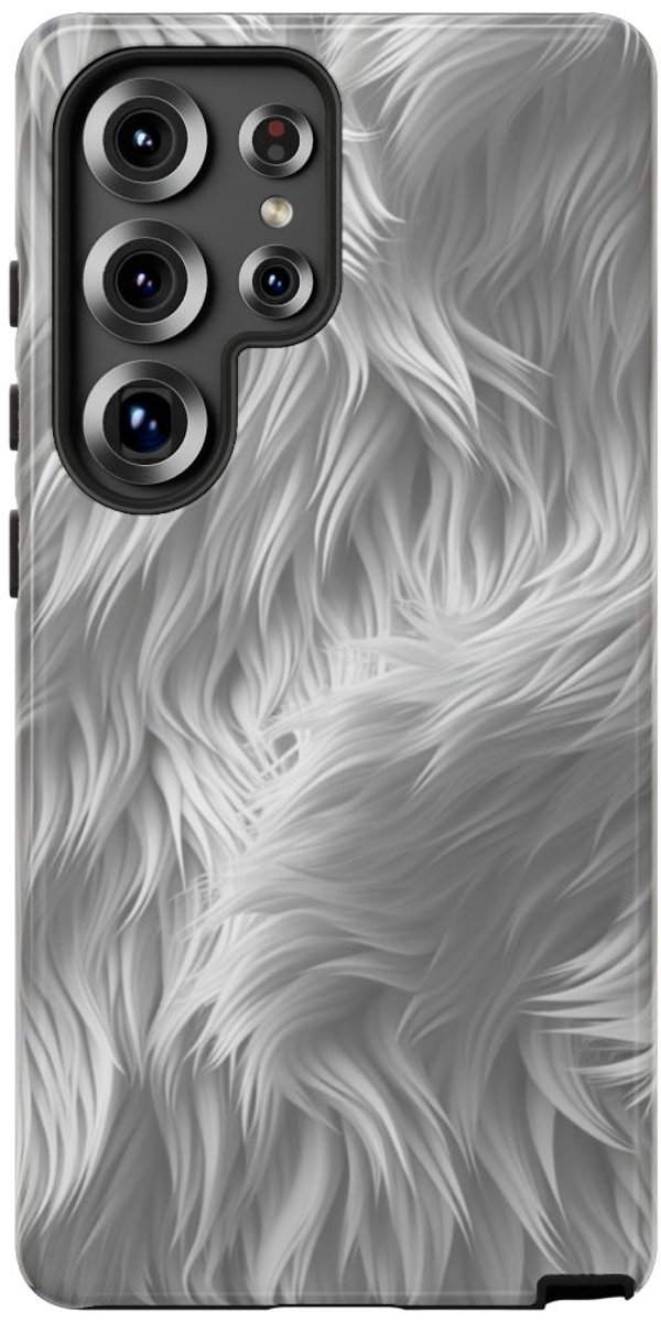 Wit Bontstructuurpatroon – Telefoonhoesje Geschikt voor Samsung Galaxy S25 Ultra