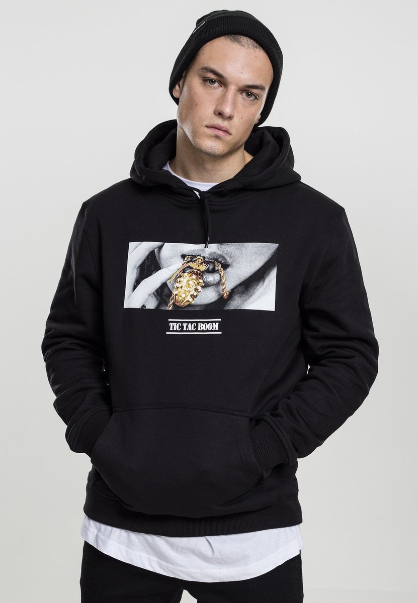 Mister Tee Boom Hoodie/trui XS Zwart