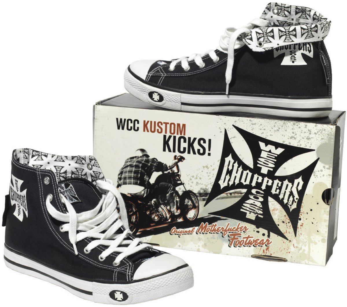 WCC West Coast Choppers Shoe Warrior Black 36