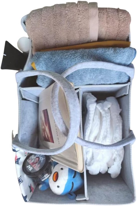 Luiertas - Opbergtas - Outdoor tas - Draagbare luiertas - Lichtgrijs van Merkloos — afbeelding 5