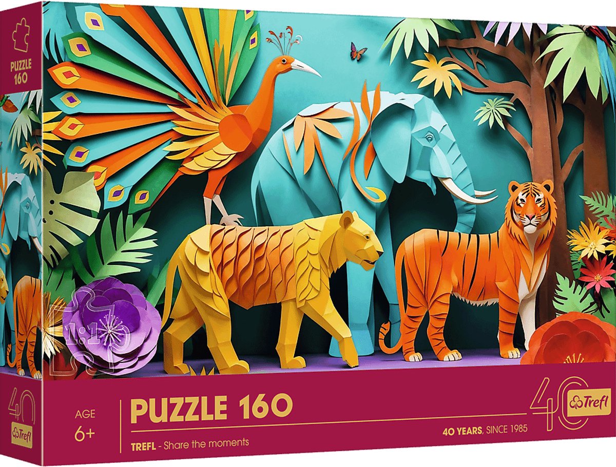 Trefl 40051, 160 stuk(s), Dieren, 6 jaar