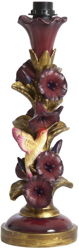 Light & Living - Pied de lampe BERISSO - Ø15x45,5 cm - Rouge