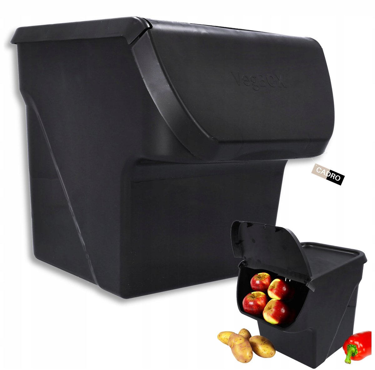 Voorraadcontainer voor boodschappen en fruit - 13L