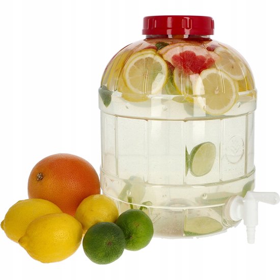 Fontaine En Verre Coloré 5L COOK CONCEPT KA0495 - Parfaite Pour Cocktails, Bières, Jus & Apéritifs Lors De Vos Fêtes !