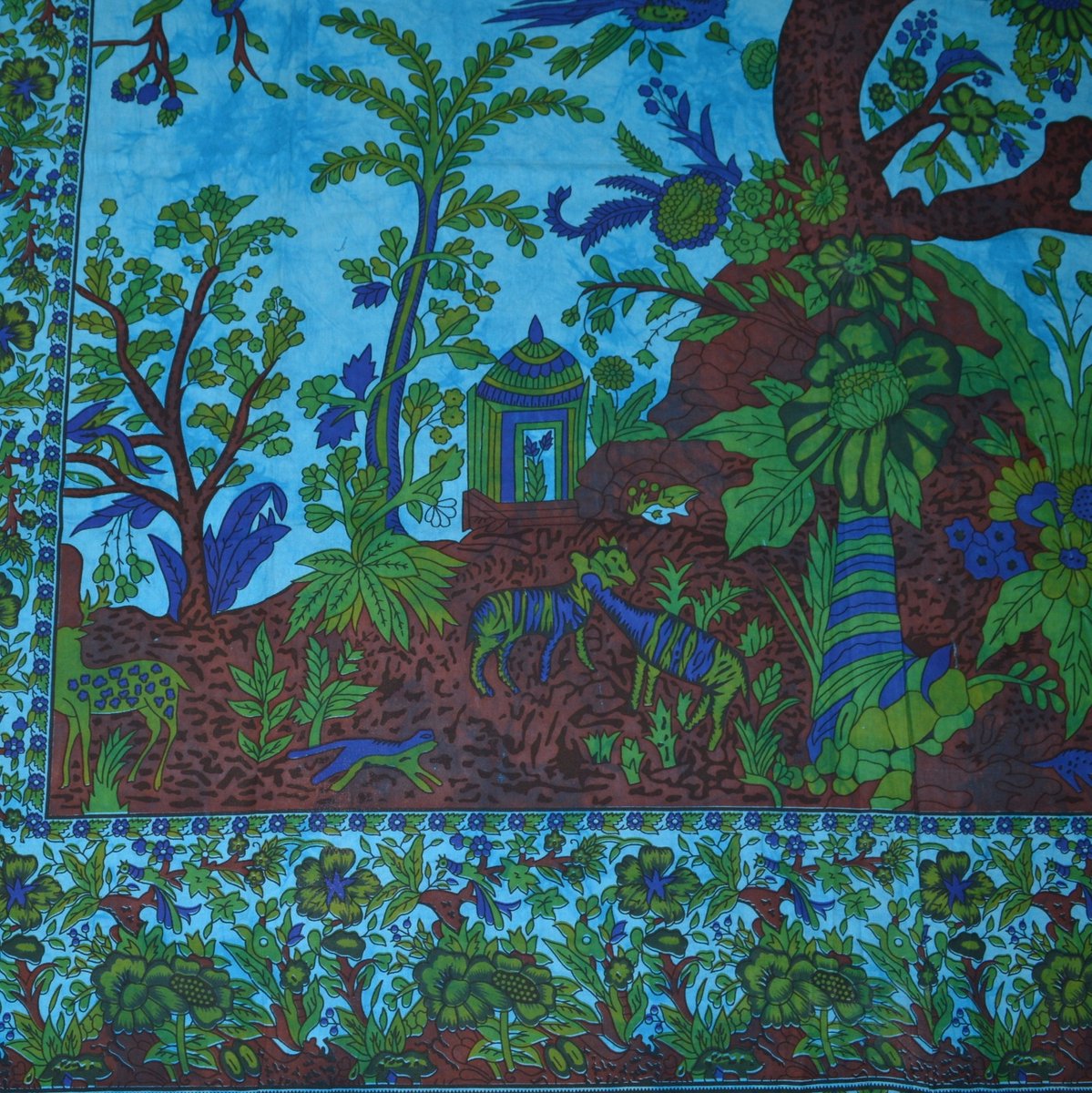 Indiase Sprei 'Levensboom' Boho Katoen 240x210 cm