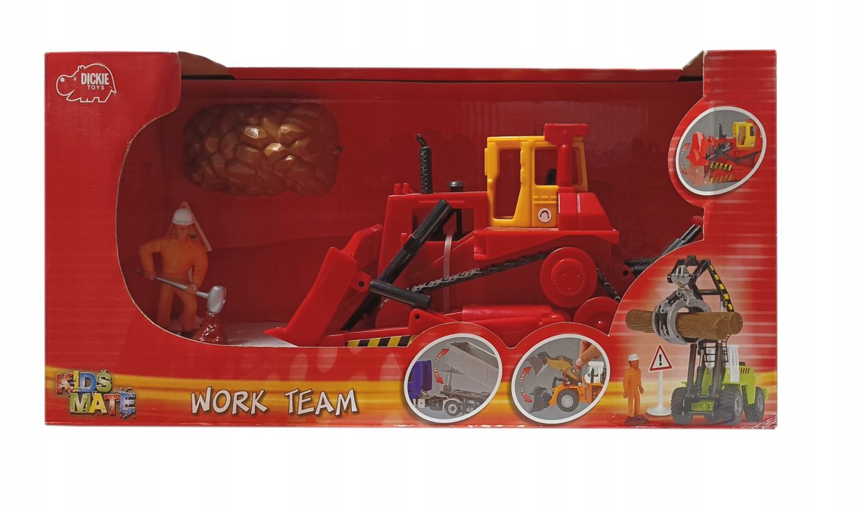 Dickie Work Team Bouwset met Voertuigen en Figuren