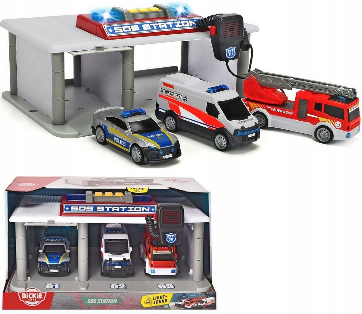 Dickie Toys Interactieve reddingspost S.O.S. met geluid