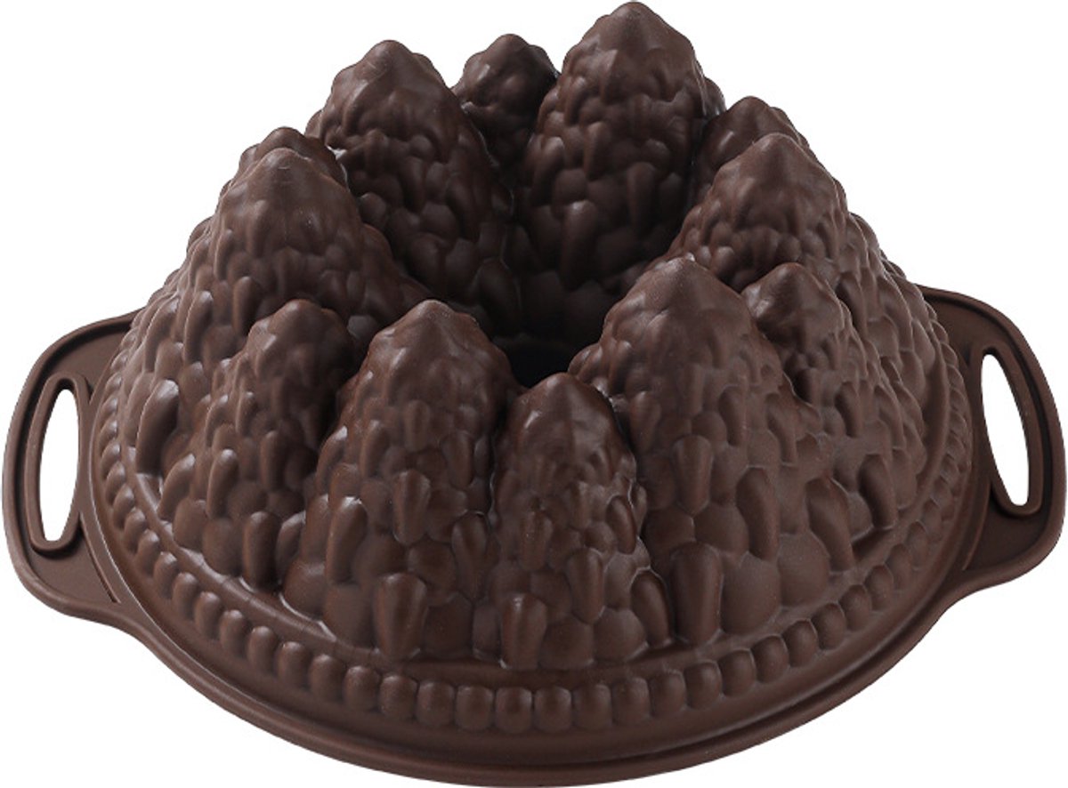 Bakvorm, cakevorm - kerstbakvorm - dennenbomen, winterbos - 29.5*25*11.8