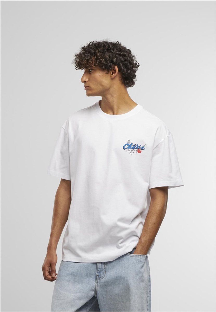 Mister Tee T-shirt Mon Amore Infini Oversmaat Wit