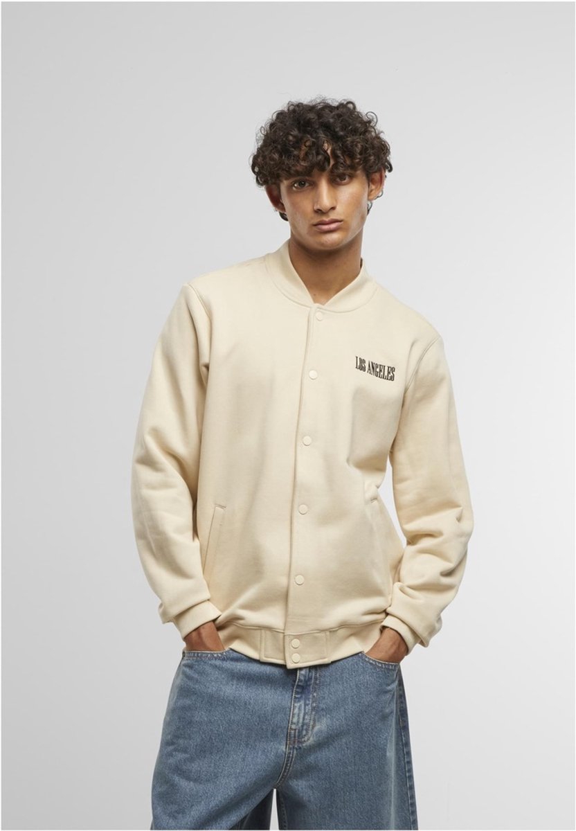 Mister Tee Los Angeles EMB Heavy Tonal College jacket L Creme