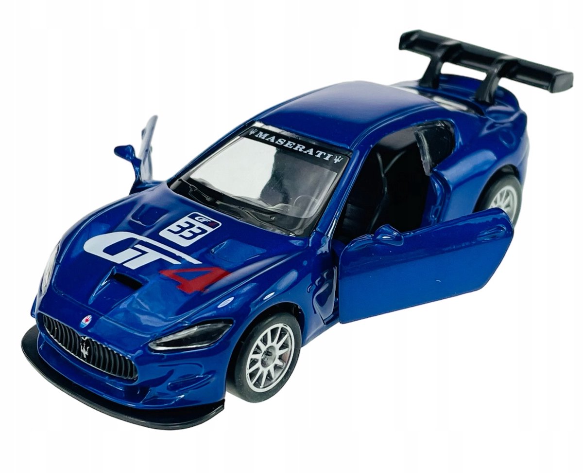 MSZ Maserati Gran Turismo MC GT4 Modelauto 1:43 Metaal Blauw