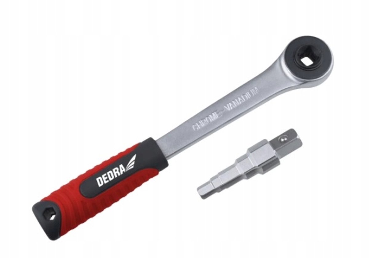 DEDRA Steeksleutel met Ratel 1/2" CrMo - 12H020