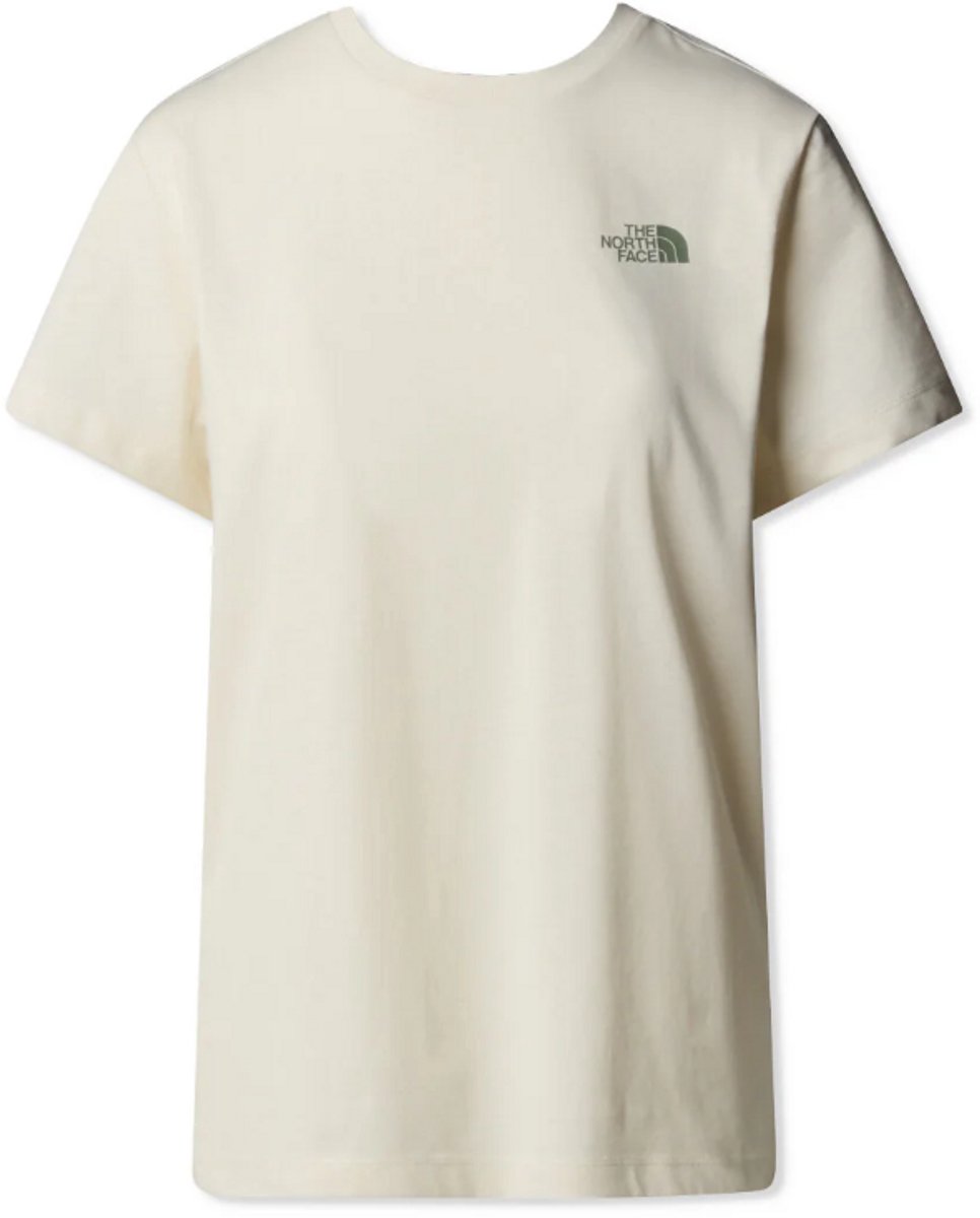 The North Face Dames Relaxed T-shirt met Box Logo Comfortabele Katoenen Bovenkleding voor Avontuurlijke Geesten Veelkleurig