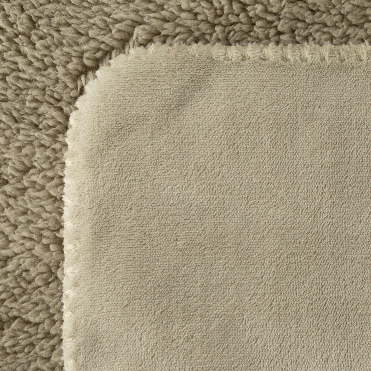 Eurofirany Dubbelzijdig TEDY Dekentje 200x220cm Beige - Zacht & Warm