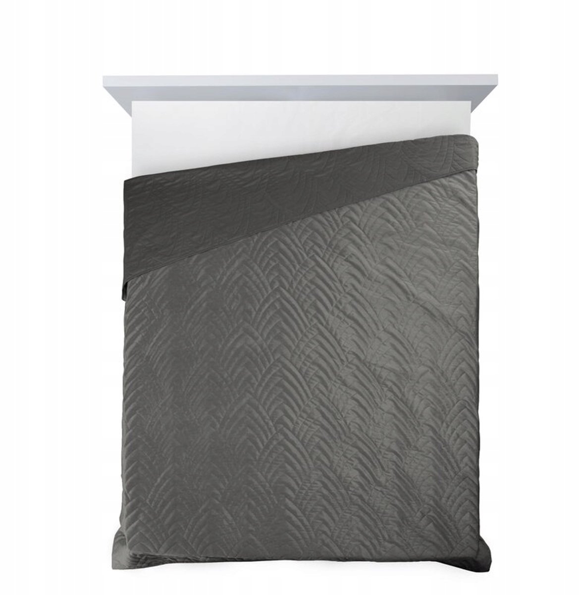 Luxe Velours Bedsprei Luiz6 200x220cm - Stijlvol Grafiet