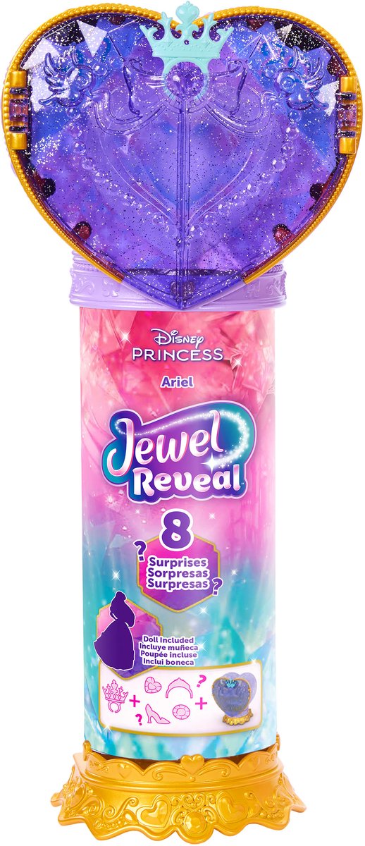 Disney Prinses Jewel Reveal - Ariël modepop met 8 verrassingen van Merkloos — afbeelding 5