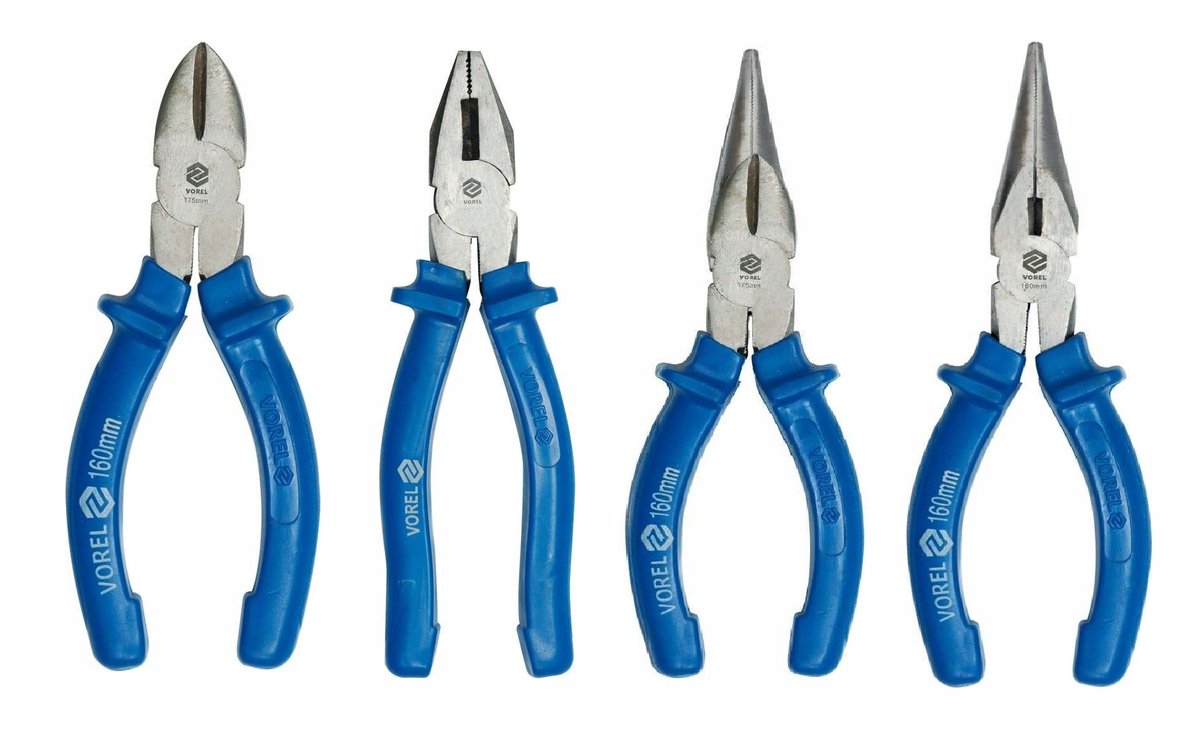 Vorel Combinatietang Set 160mm - Tangen voor Draad en Kabel