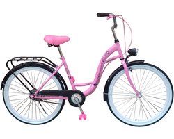 Viking Choice - Meisjesfiets - 26 inch - stadsfiets, roze