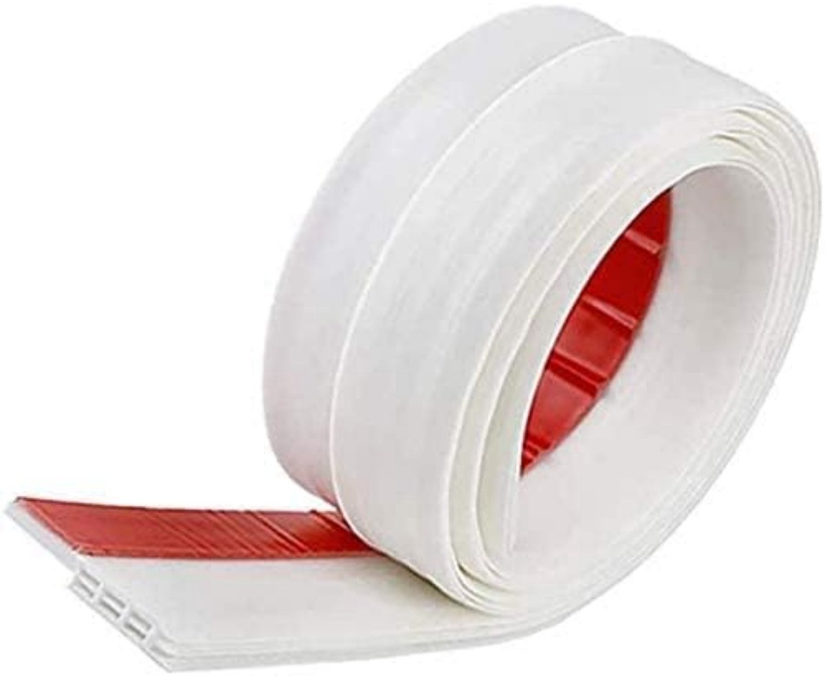 TOVBMUP 5x100cm Afdichtstrip - Deuronderafdichtingsstrip - Deurafdichtingsstrip - Geluidsreductie - Waterdichte lijm - Drievoudige geluidsisolatie - Geschikt voor badkamers, wasruimtes en keukens