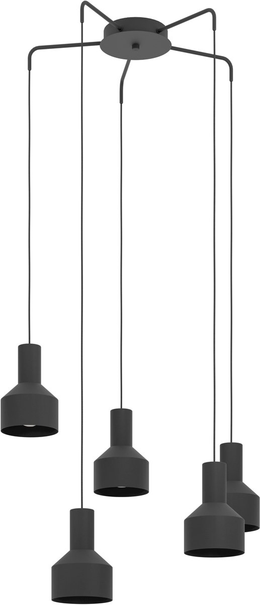 EGLO Casibare Hanglamp - E27 - Ø 71 cm - Zwart
