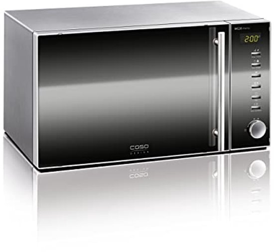 Microondas Daewoo MD-FA257GW-EU, con Grill, 25 Litros de Capacidad, 850W de Potencia, 8 Programas, 5 Niveles de Potencia, Panel Digital, Color Blanco
