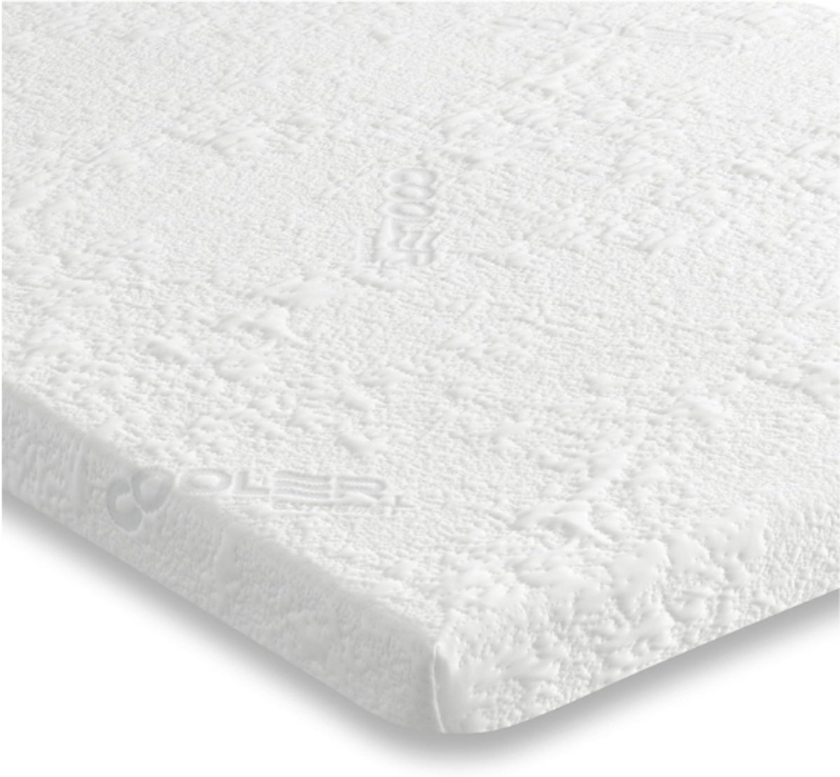 Thuys – Shorty Koelmatrastopper – 2 – 5 Cm – Verkoelende Schuimtopper – Met Afneembare Hoes – Wit – 75 X 175 Cm