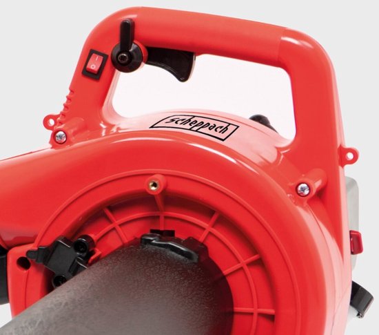 DeTec. 2-in-1 benzine bladzuiger & bladblazer DT-BL260 met opvangzak, draagriem en handgreep incl. praktische hakselaar met snelheidsregelaar benzinemotor