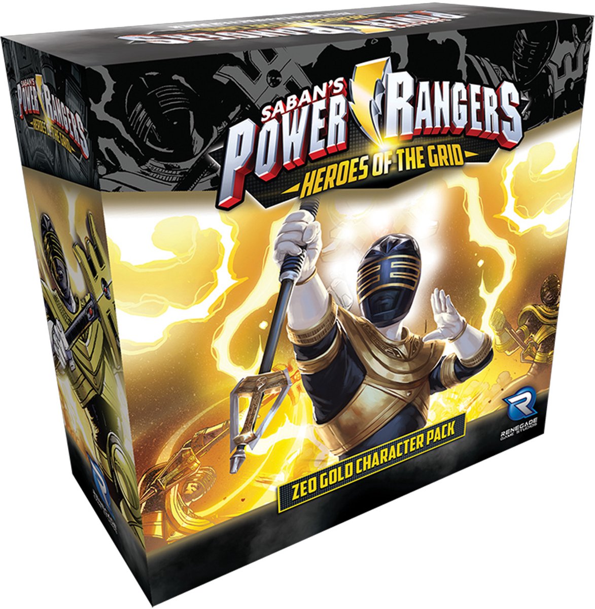 Power Rangers Heroes of the Grid Zeo Gold Character Pack - Bordspel - Engelstalig - Renegade Game Studios