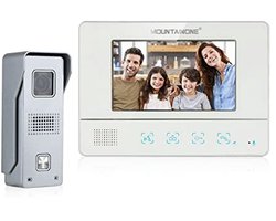 Video-deurbel met 7 inch LCD monitor en infrarood nachtzicht voor buiten