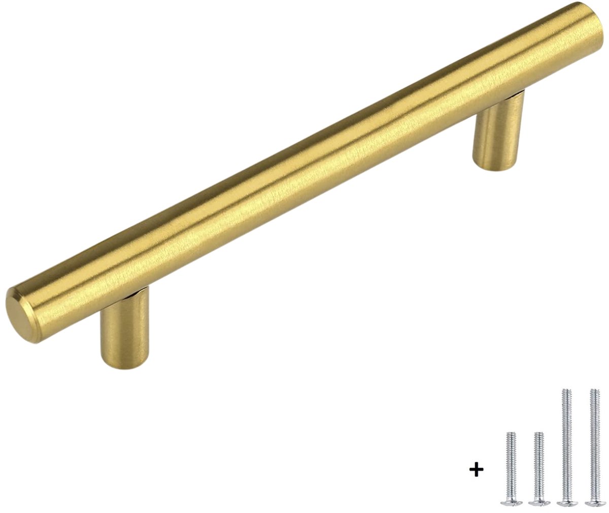 Hoexs Gouden Meubelgreep 15 cm – Hartafstand 96 mm – Keukenkastjes, Lade & Deur Handgreep Goud