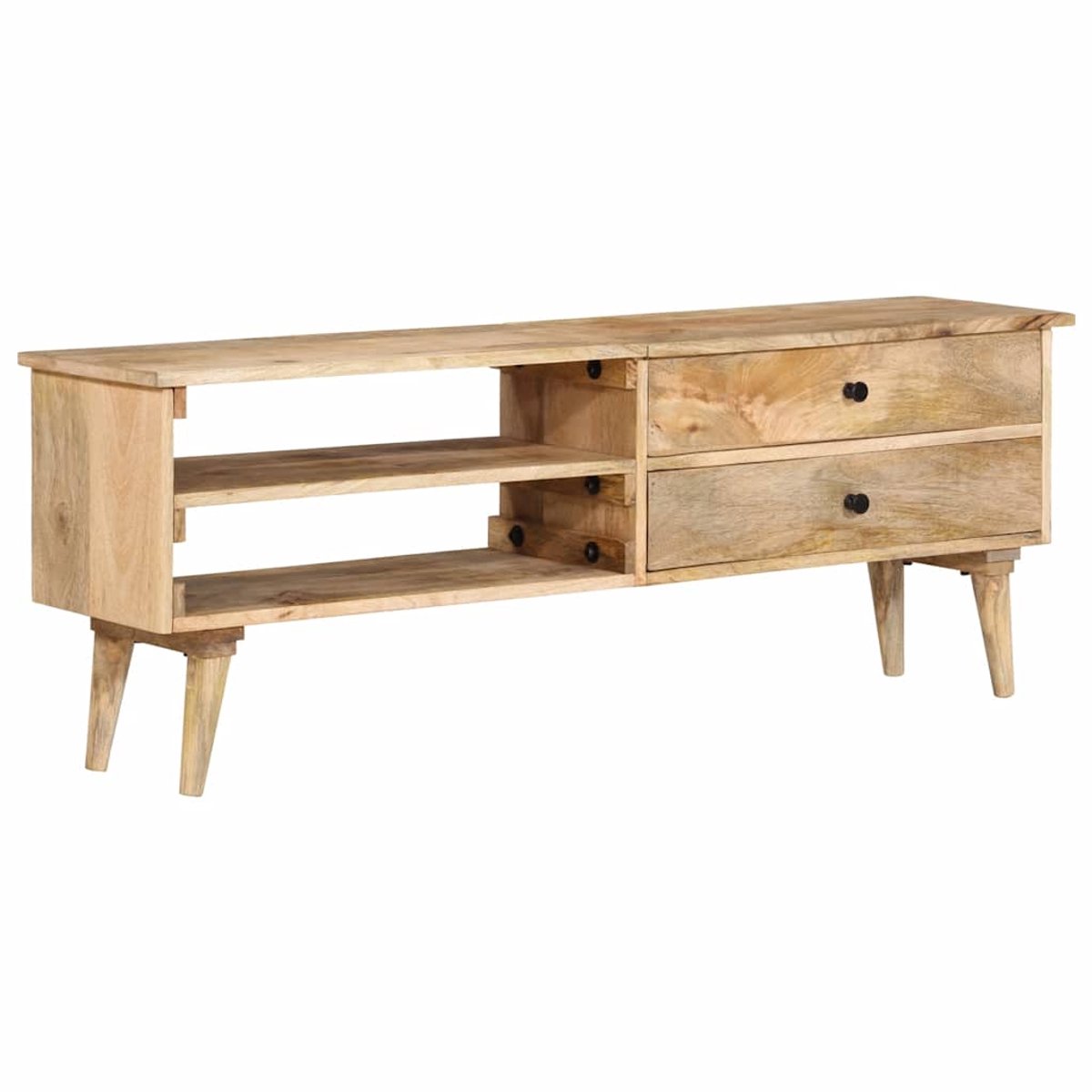 vidaXL - Tv-meubel - 140x30x50 - cm - massief - mangohout