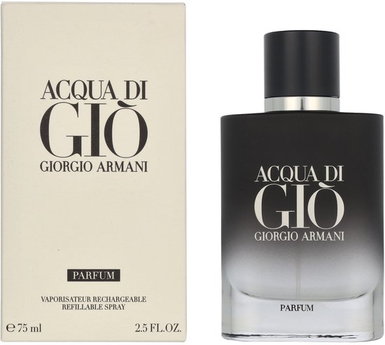 Armani Acqua di Gio - 75 ml - refillable parfum spray - pure parfum voor heren