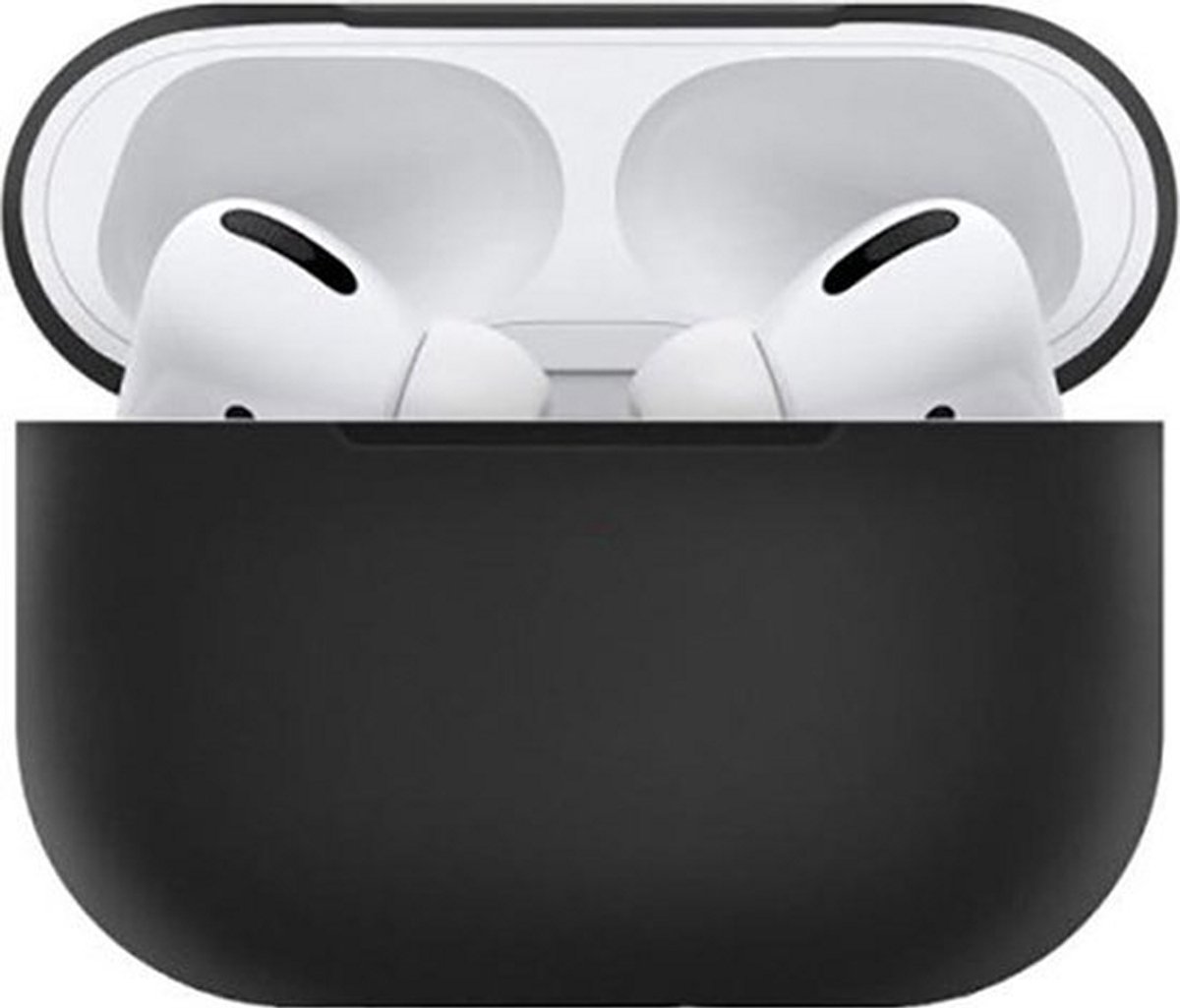 Studio Air Original® Airpods Hoesje Pro 2 Siliconen Case - Zwart - Soepel Airpod Hoesje voor Airpods Pro 2