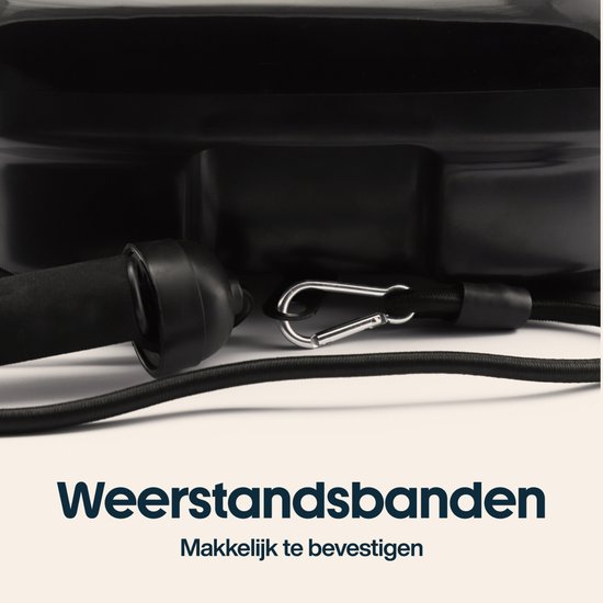 Rockerz Fitness® - Plaque vibrante - Plaque vibrante fitness - Powerplate - Bandes élastiques incluses - Avec musique Bluetooth