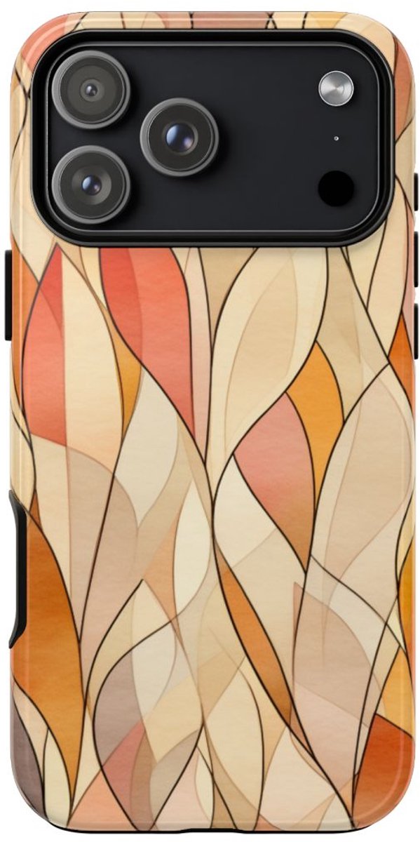 Aquarel Herfstbladeren Patroon – Telefoonhoesje Geschikt voor iPhone 17 Pro Max