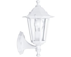 EGLO Laterna 4 Wandlamp Buiten - E27 - 35 cm - Wit