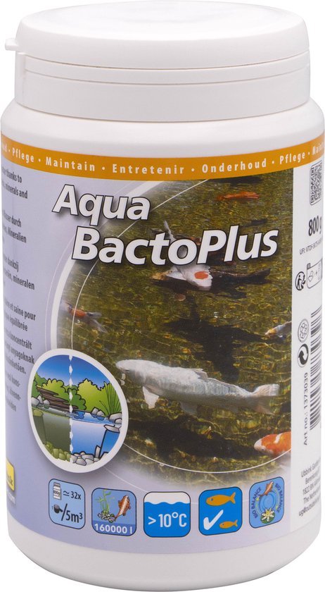 Ubbink - vijverwaterbehandelingsmiddel - Aqua Bacto Plus 800g - wateronderhoud