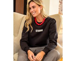 Je m'appelle Dames Trui Met stretch - Bruin - Maat XXL