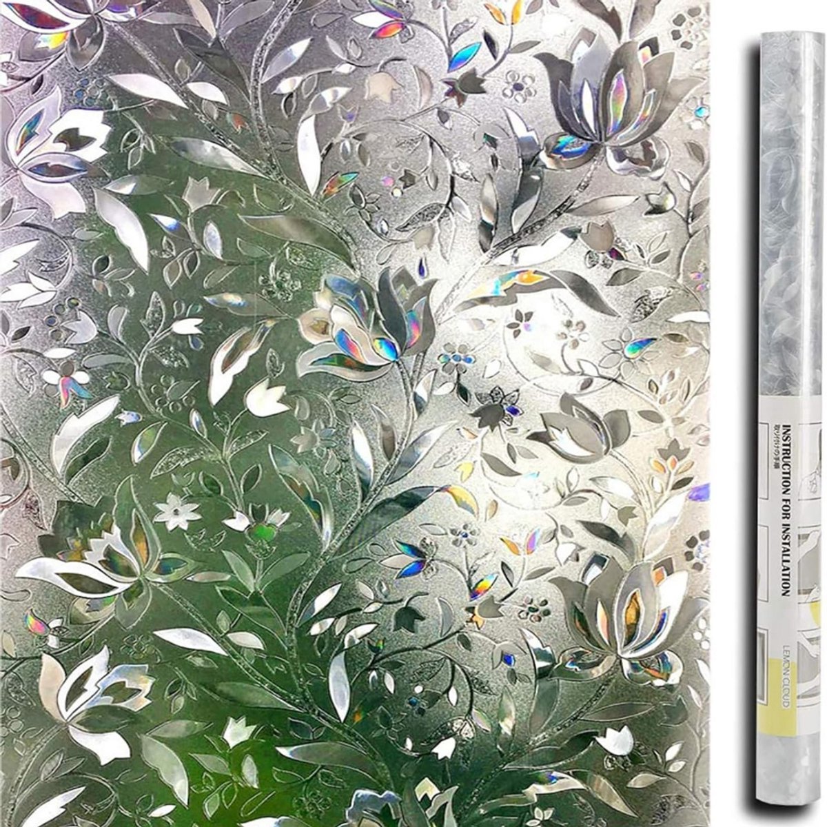 Thuys – Raamfolie Glas in Lood – Zelfklevend – Mat – ‎200cm x 30cm x 0.01cm