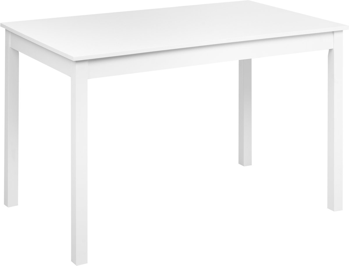 BARLEE - Eettafel - Wit - 119 x 73 cm - MDF
