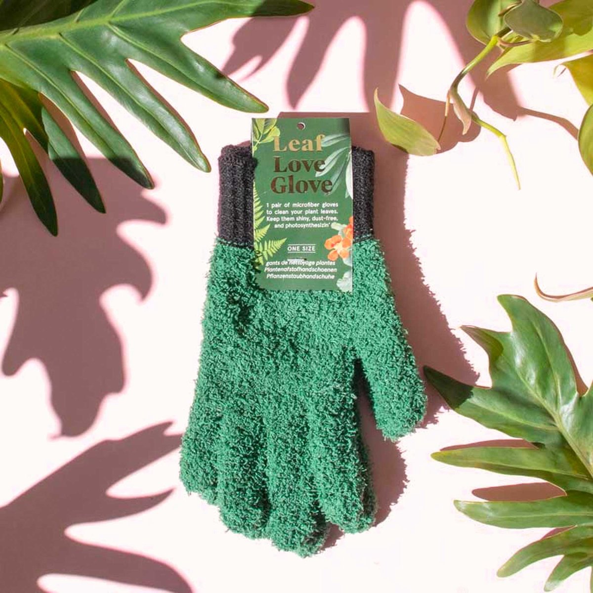 Microvezel Stof Handschoen Planten - Cadeau Plantenliefhebber - Planten Afstoffen Handschoen
