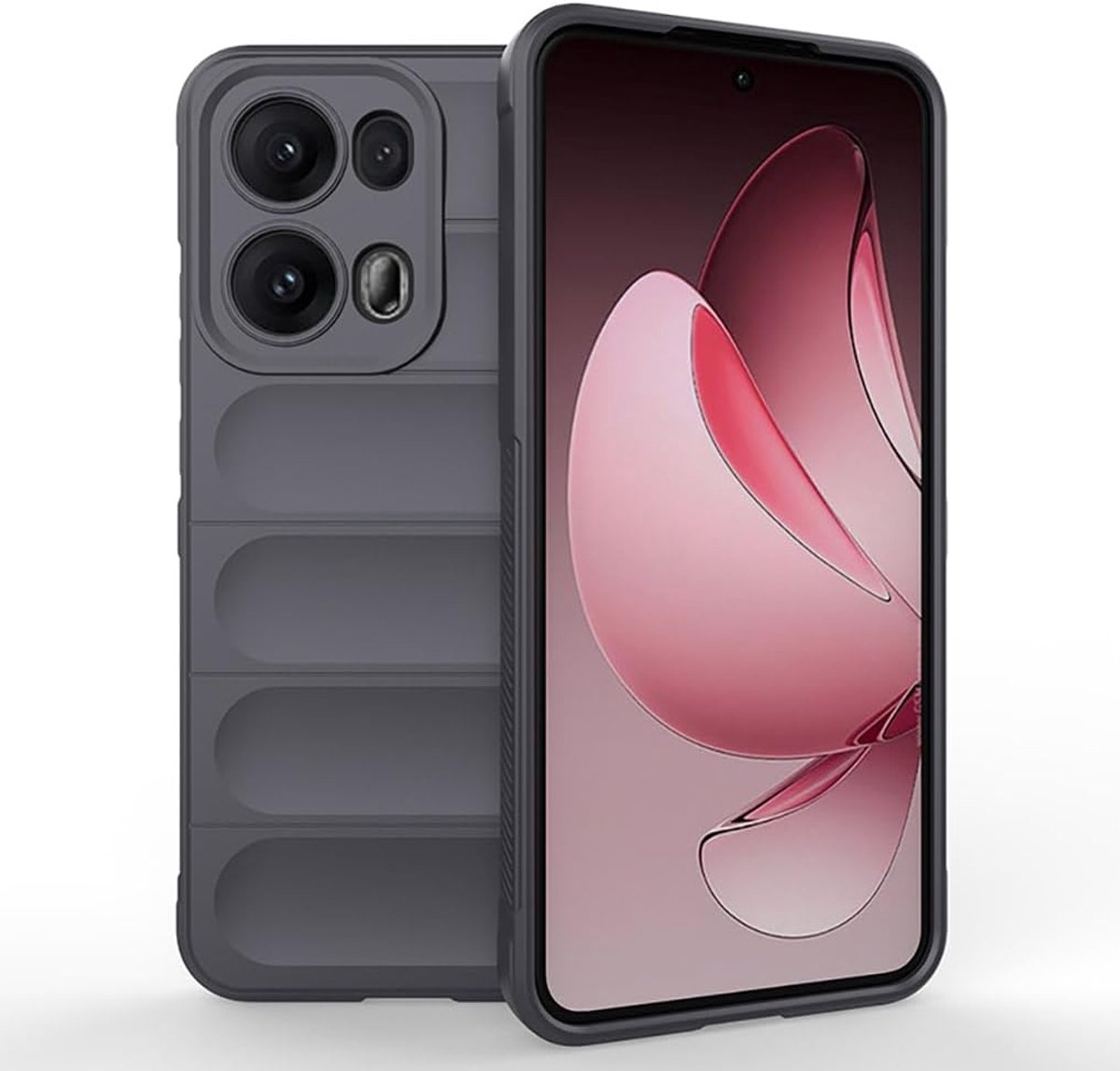 Stevig Schokbestendig Hoesje voor OPPO Reno 13 Pro 5G - Donkergrijs