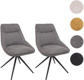 Chaise De Salle à Manger HWC-G67, Chaise De Cuisine Avec Accoudoirs Pivotante Auto Position Chenille Oeko Tex Mvg Gris Fonce 92723914