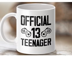Mok Officiële Tiener 13 Gaming Mok, Gamer Verjaardagscadeau, Tiener Cadeau, Verjaardagscad
