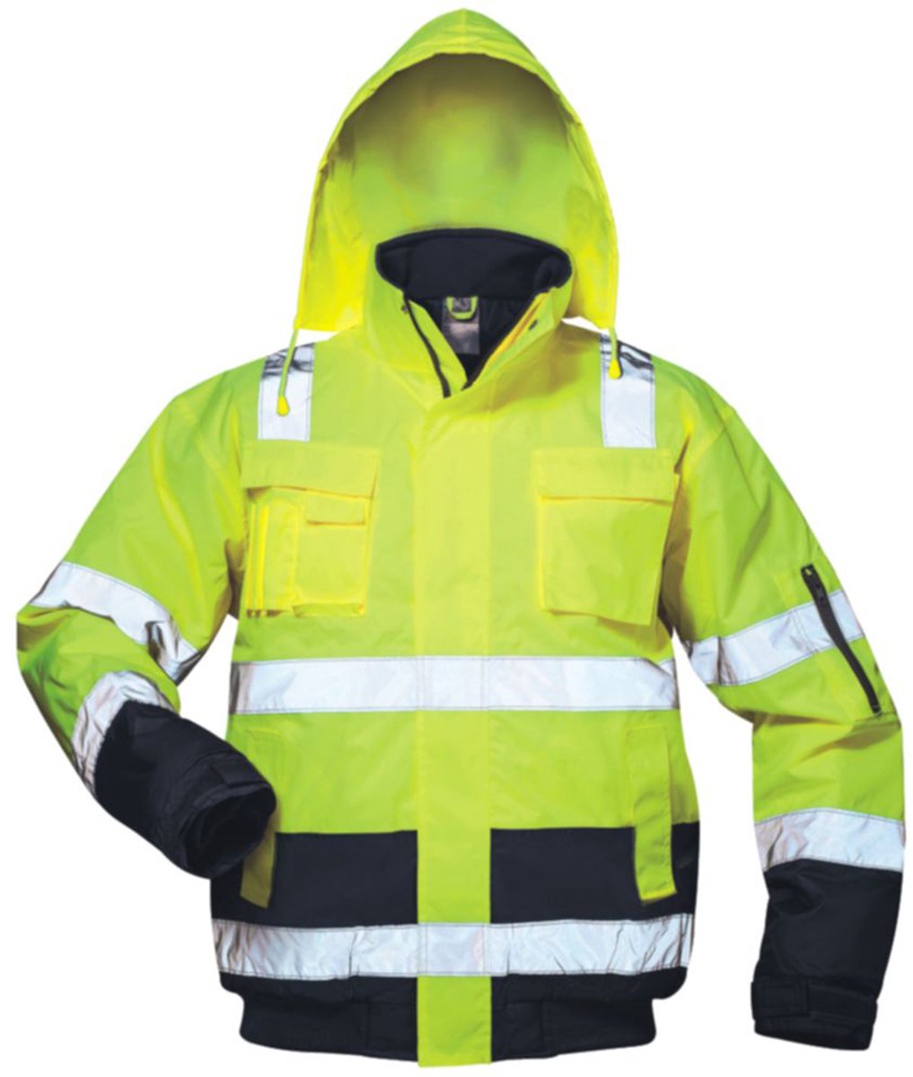 SAFESTYLE kleding Goed zichtbare pilotenjas Axel geel