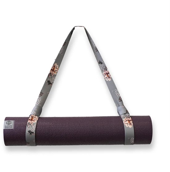 Love Generation - Yogamat Draagriem - Vintage Flowers van Love Generation — afbeelding 4