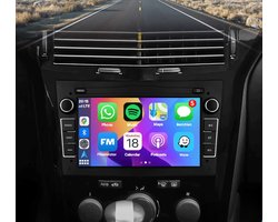 Autoradio 1/32GB met Carplay en Android auto | Geschikt voor Opel Astra H, Corsa D, Vectra C, Combo, Antara, Zafira, Meriva, Vivaro, Tigra 2001-2013 | Radio scherm met Navigatie | 2001 2002 2003 2004 2005 2006 | Piano glans Zwart hoogglans